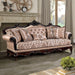 Veracruz Sofa - Light Brown/Dark Cherry