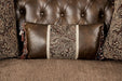 Ensenada Sofa - Dark Cherry/Brown