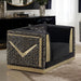Doriphei Chair - Black Velvet/Gold