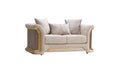 Atheneo Loveseat - Metallic Taupe