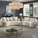 Reidin Sofa + Loveseat - Metallic Taupe