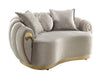 Reidin Loveseat - Metallic Taupe