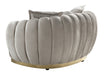 Reidin Loveseat - Metallic Taupe