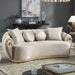 Reidin Sofa - Metallic Taupe