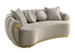Reidin Sofa - Metallic Taupe