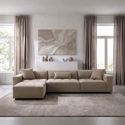 Wigston Ottoman - Mocha Brown