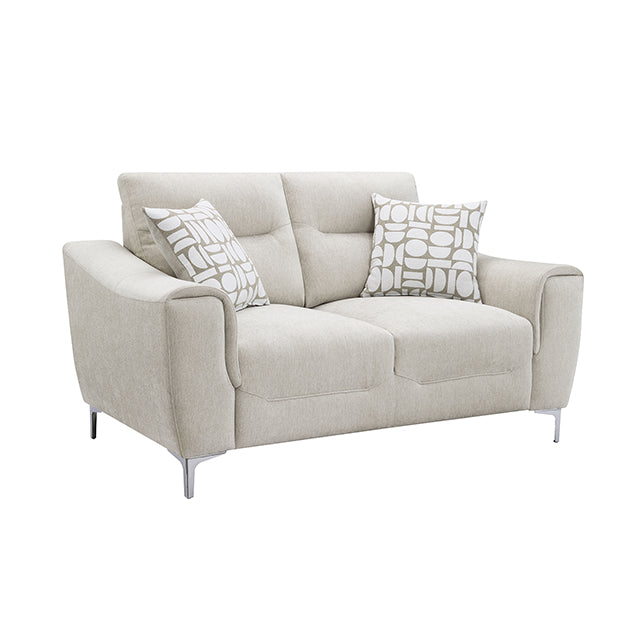 Desta Loveseat - Light Taupe Brown