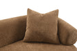 Keynes Sectional - Camel Brown