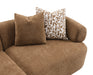 Keynes Sectional - Camel Brown