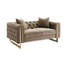 Avara Loveseat - Warm Mink Brown