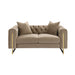 Avara Loveseat - Warm Mink Brown