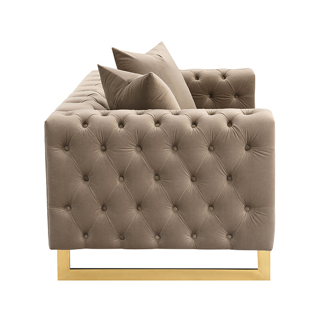 Avara Loveseat - Warm Mink Brown