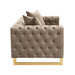 Avara Loveseat - Warm Mink Brown
