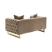 Avara Loveseat - Warm Mink Brown