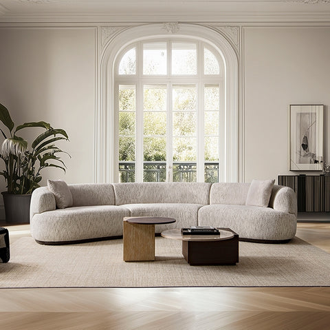Toffel Sectional - Alabaster White