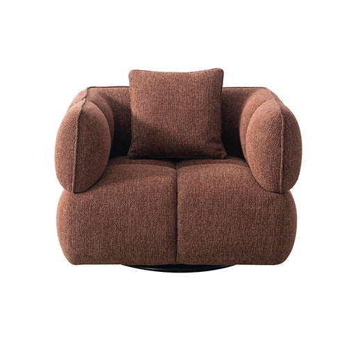 Hershel Swivel Chair - Rustic Amber