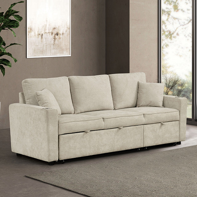 Kendal Sleeper Sofa Sectional - Beige