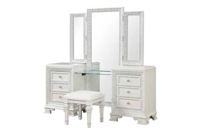 Stella Mia Vanity Set - Creamy White