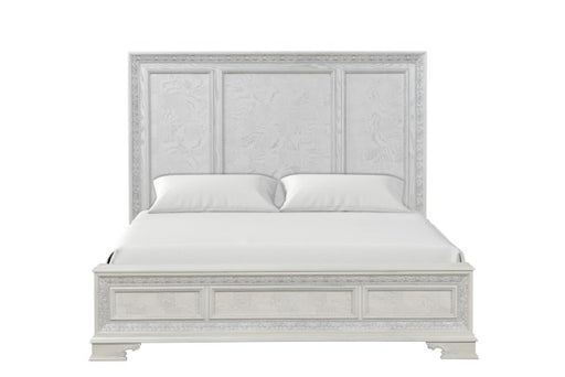 Stella Mia 5 Pc Panel Bedroom Set - Creamy White