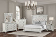 Promenade Dresser w/Jewelry Box - Wire-Brushed White