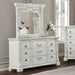 Promenade Dresser w/Jewelry Box - Wire-Brushed White