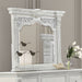 Promenade Mirror - Wire-Brushed White