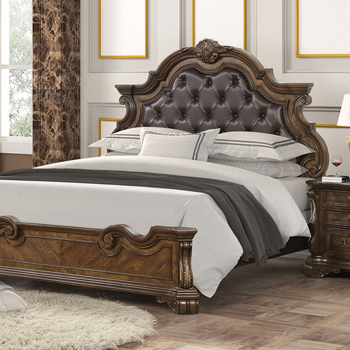 Leovanni 5 Pc Bedroom Set - Dark Brown - Queen / 5 Pc Queen Bedroom Set (FM70003DB-Q-F-5PC-C)