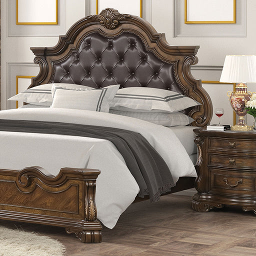 Leovanni Bed - Dark Brown - Standard / Bed (FM70003DB-F)