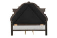 Leovanni 5 Pc Bedroom Set - Dark Brown