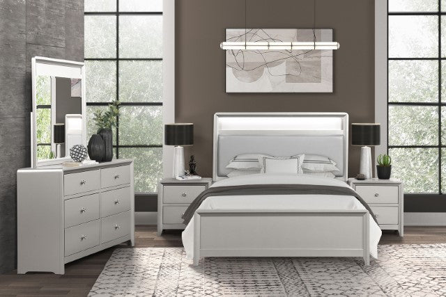 Bryne 4 Pc Bedroom Set - Champagne