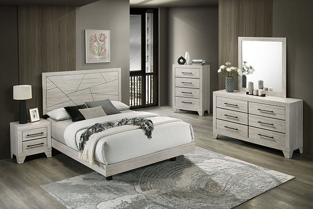 Dubuque 5 Pc Bedroom Set - Light Gray