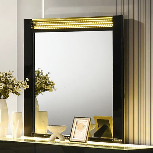 Lucida Mirror w/ LED - Black