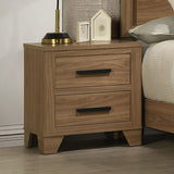 Panelli Nightstand - Walnut