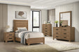 Panelli 4 Pc Bedroom Set - Walnut