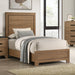 Panelli 4 Pc Bedroom Set - Walnut - Twin
