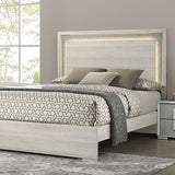 Lincolt 4 Pc Bedroom Set - White Wash/Stone Gray