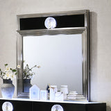 Noire Mirror w/ LED - Charcoal Gray/Black