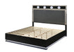 Noire 5 Pc. Bedroom Set - Charcoal Gray/Black