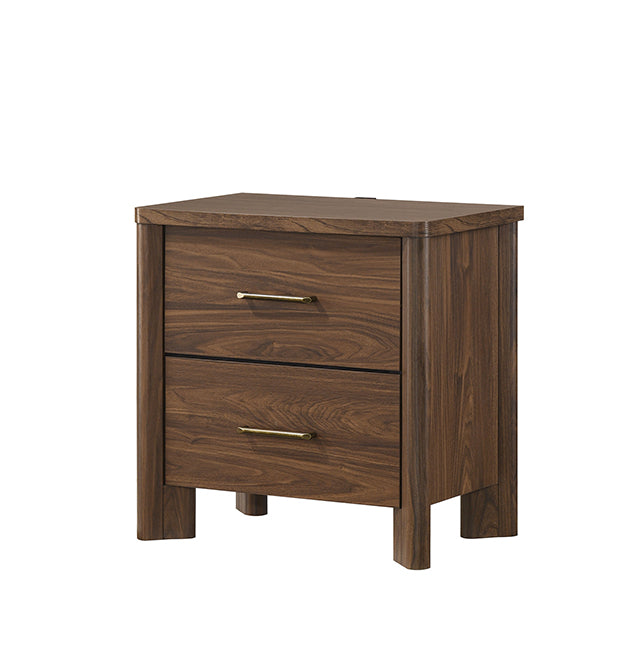 Hayward Nightstand w/ USB - Walnut