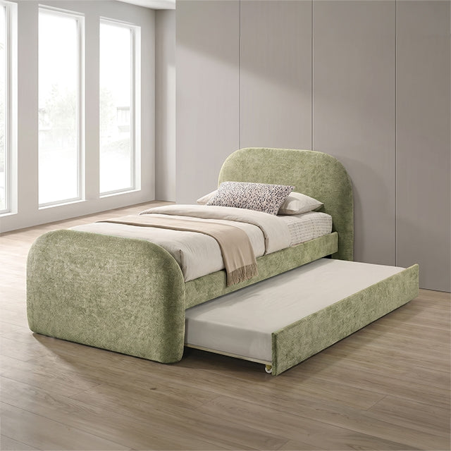 Vanni Bed w/ Trundle - Twin / Green