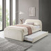 Vanni Bed w/ Trundle - Full / Ivory