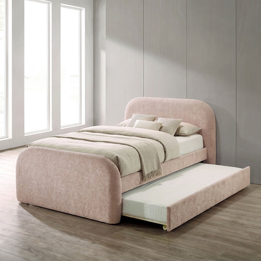 Vanni Bed w/ Trundle - Full / Pink