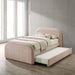 Vanni Bed w/ Trundle - Full / Pink