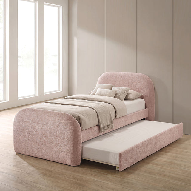 Vanni Bed w/ Trundle - Twin / Pink
