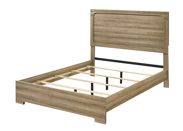 Posey 4 Pc Bedroom Set - Dusty Oak/White
