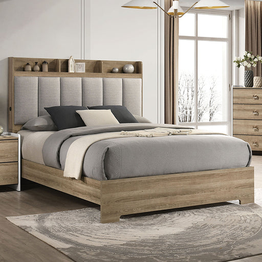 Posey 4 Pc Bedroom Set - Dusty Oak/White