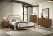 Bardot 4 Pc Bedroom Set - Walnut - Twin