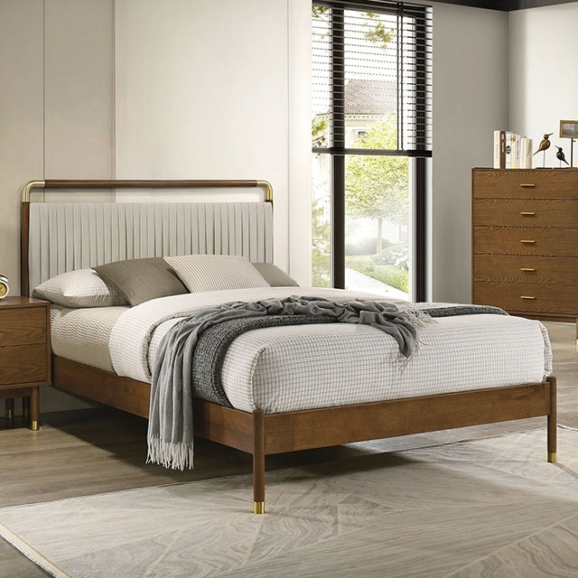 Bardot 4 Pc Bedroom Set - Walnut