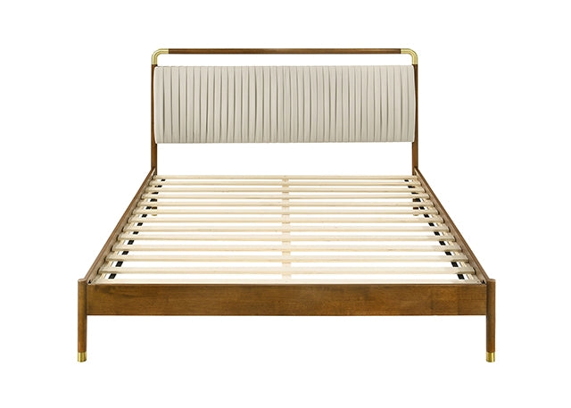 Bardot 5 Pc. Bedroom Set - Walnut