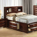 Zosimo 4 Pc Bedroom Set - Dark Cherry